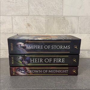PARTIAL TOG Set - Empire of Storms, Heir of Fire, Crown of Midnight
